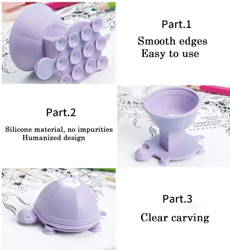 Rain House Cute Earbuds Holder Case Cord Wrap Earphone Tangle-Free Cable Turtle Organizer Headphone Storage Accessories Headset Winder Hang Case (Blue) - Image 4